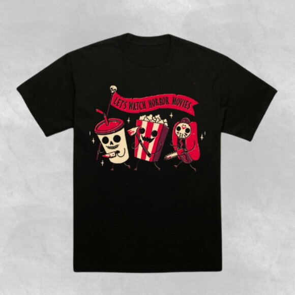 Unbranded Other - Midnight Horror Movie T-Shirt, Movie Graphics Unisex T-shirt